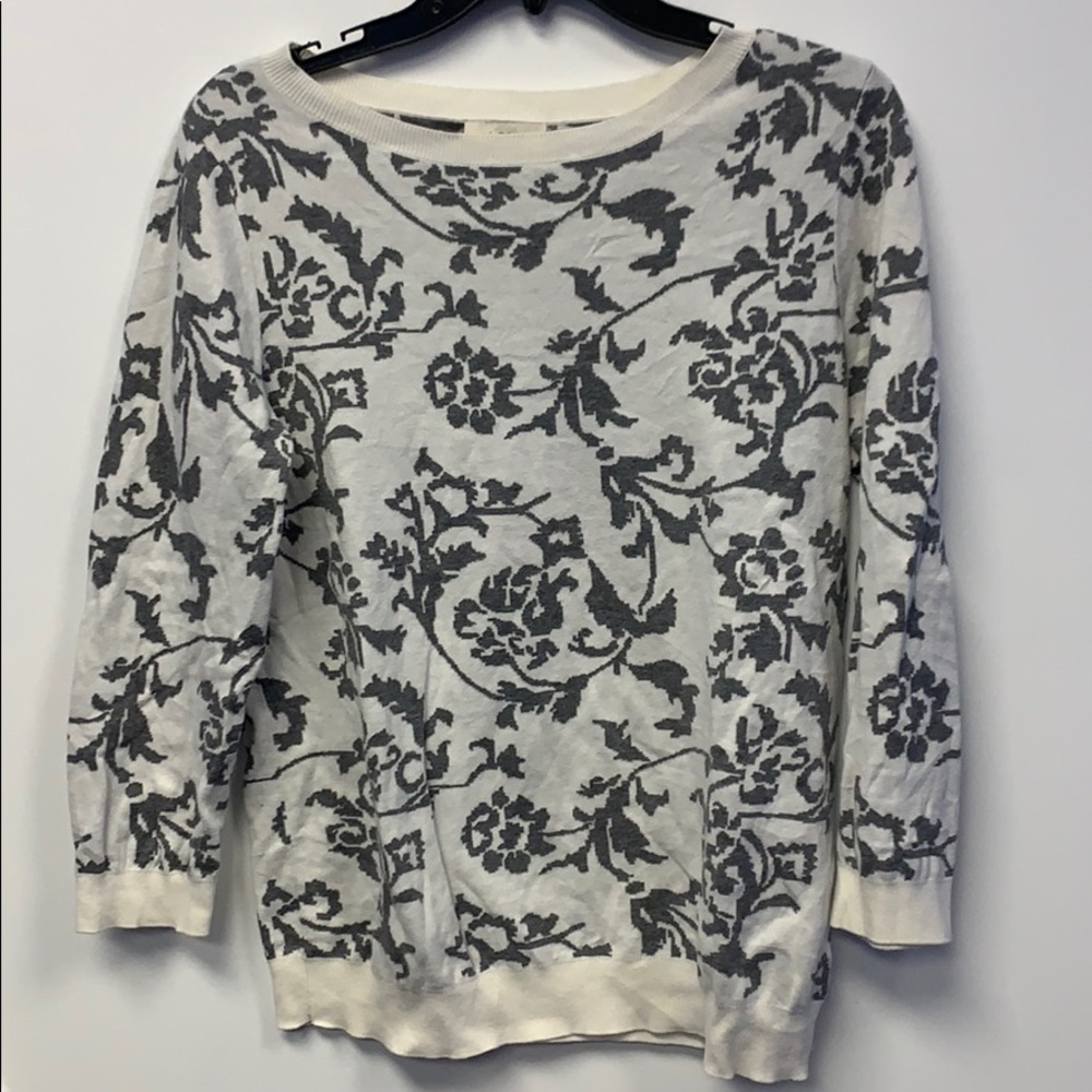 Ann Taylor Loft Floral sweater